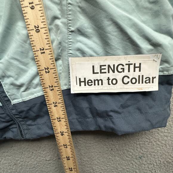 Vintage Volcom Snow Ski Jacket Womens Medium Blue Hooded Full Zip Pockets Hood - Picture 4 of 16